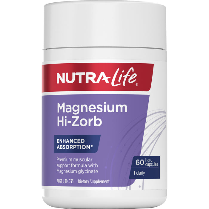 Nutra-Life Magnesium Hi-Zorb 60 Capsules.