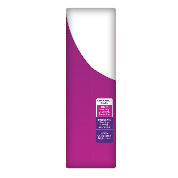 Poise Charcoal Extra Long Liner 20