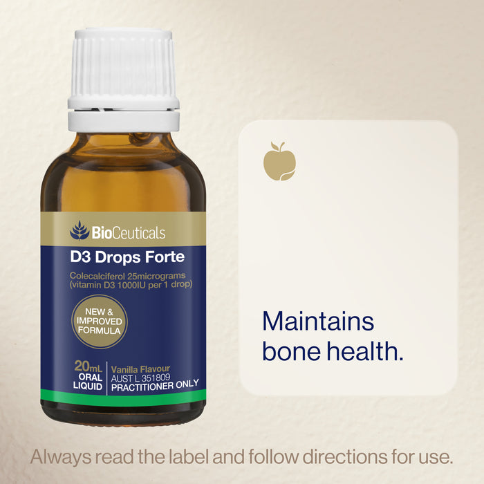 Bioceuticals D3 Drops Forte 20ml Oral Liquid Emulsion