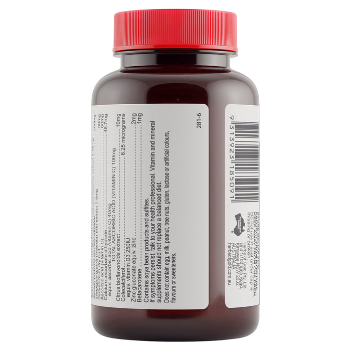 Herbs Of Gold Children's Immune Care 60 Chewable Tablets.