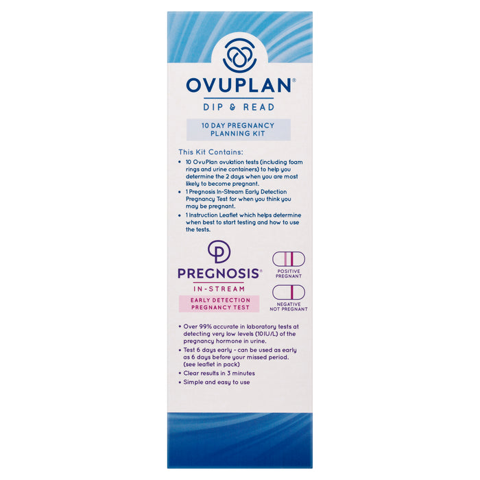 Ovuplan 10 Day Pregnancy Planning Kit 10 Tests.