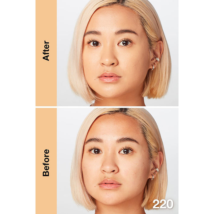 Maybelline Fit Me Dewy & Smooth Foundation 220 Natural Beige Carded.