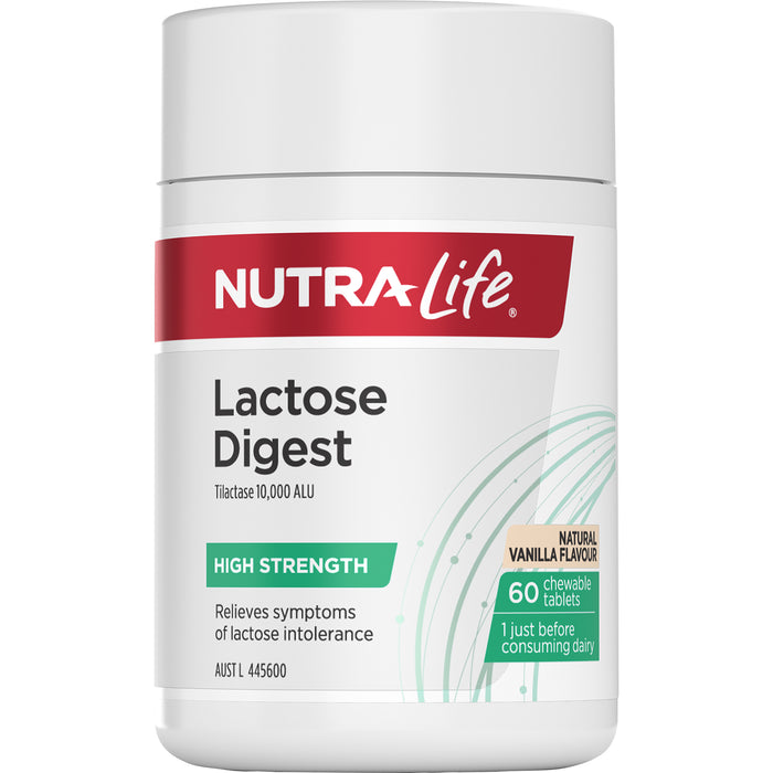 Nutra-Life Lactose Digest 60 Tablets.