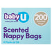 Baby U Nappy Bags 200 Pack.