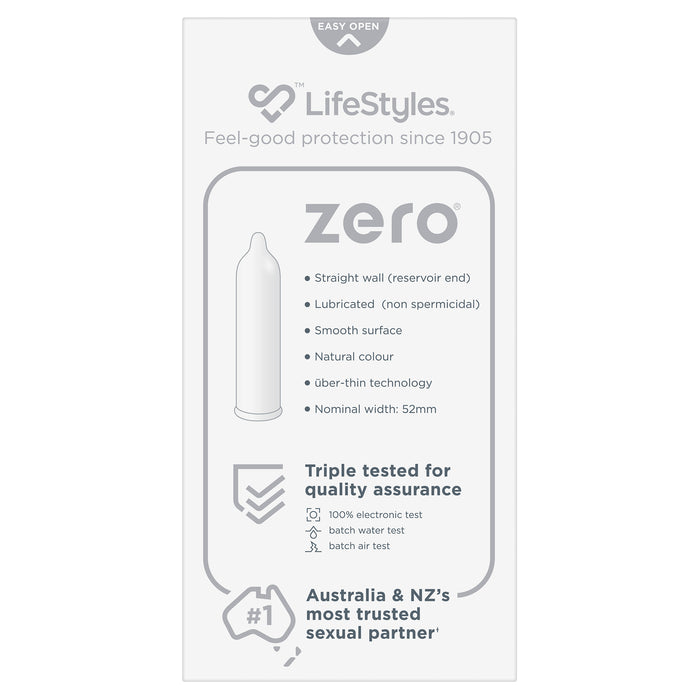 Ansell Lifestles Condoms Zero 10 Pack