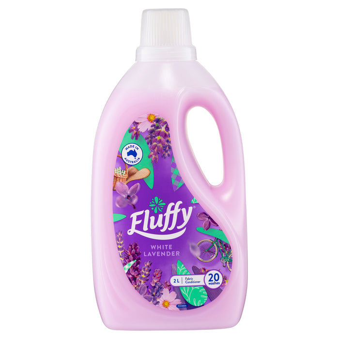 FLUFFY FAB SOFT WHITE LAVENDER 2LT.