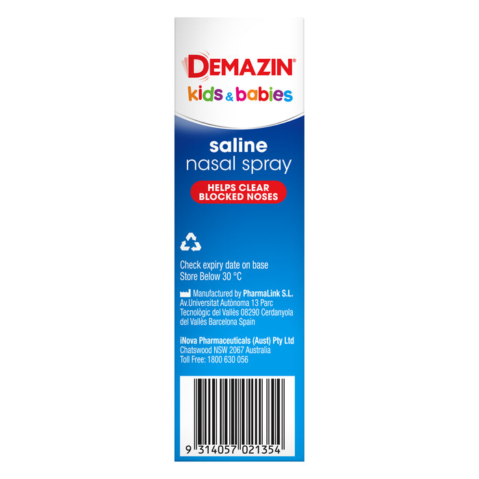 Demazin Kids & Babies Saline Nasal Spray 30ml