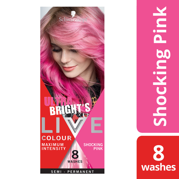 Schwarzkopf Live Colour Ultra Brights Shocking Pink Hair Colour