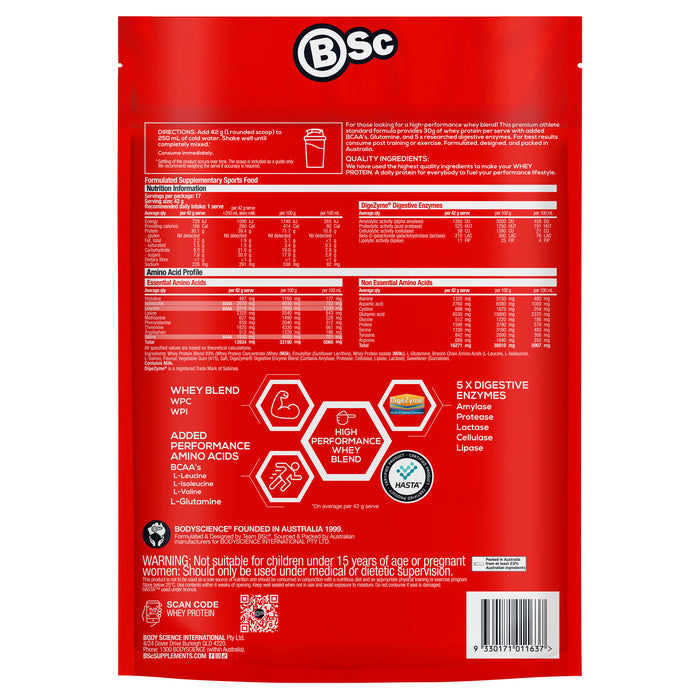 Body Science BSC Whey Protein Vanilla 720g