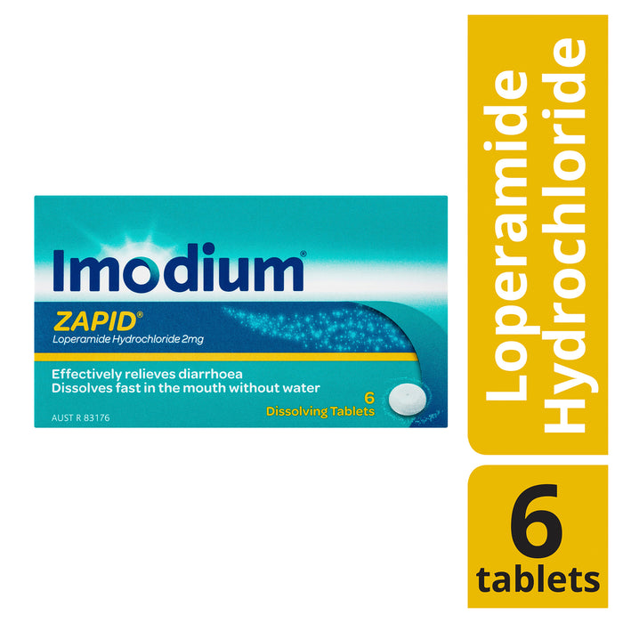 Imodium Zapid Tablets 2mg 6