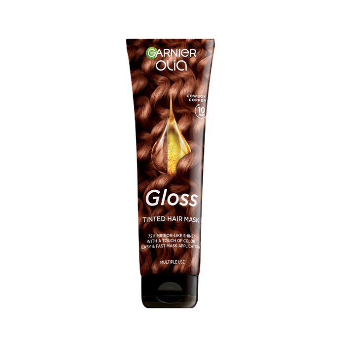 Garnier Olia Gloss Tinted Hair Mask Cowboy Copper 150ml