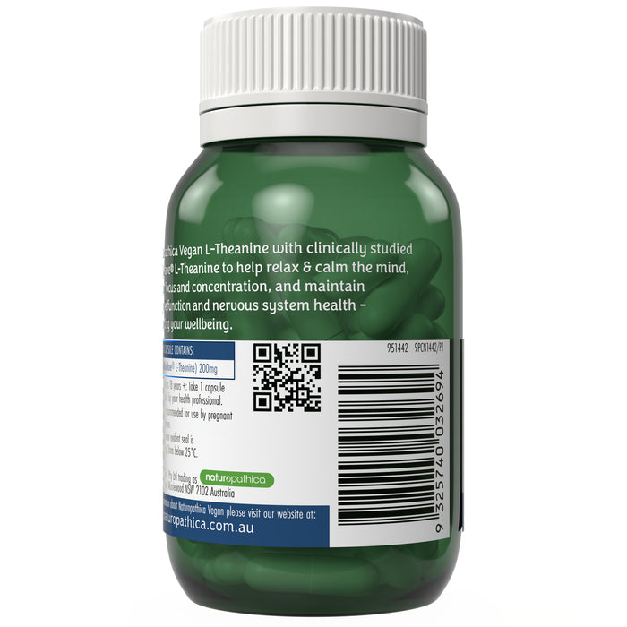 Naturopathica Vegan L-Theanine 50 Capsules