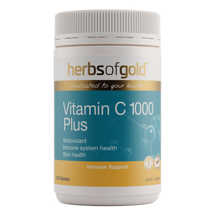 Herbs Of Gold Vitamin C 1000 120 Tablets.