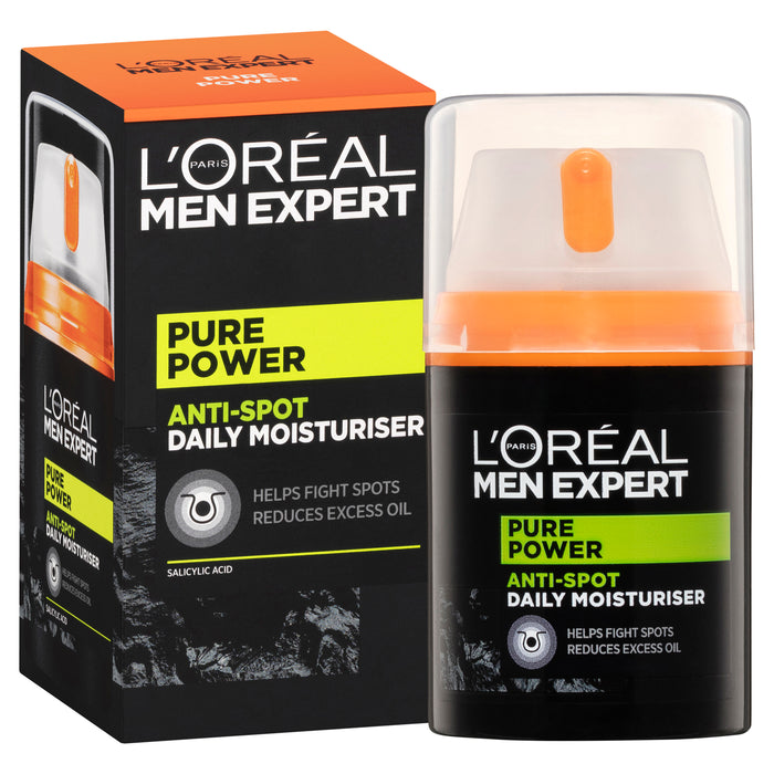 L'Oreal Men Pure Power Anti-Spot Moisturiser 50ml