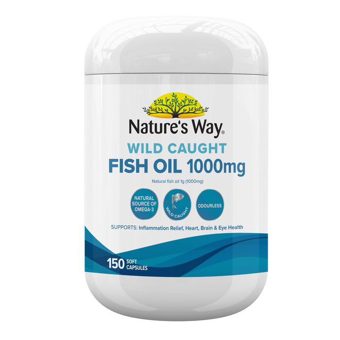 Nature's Way Fish Oil 1000mg 150 Capsules