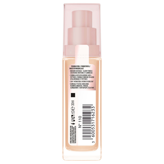 Maybelline Lifter Plump & Glow Foundation 110