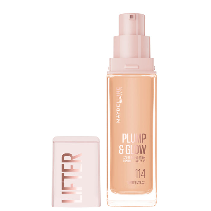 Maybelline Lifter Plump & Glow Foundation 114