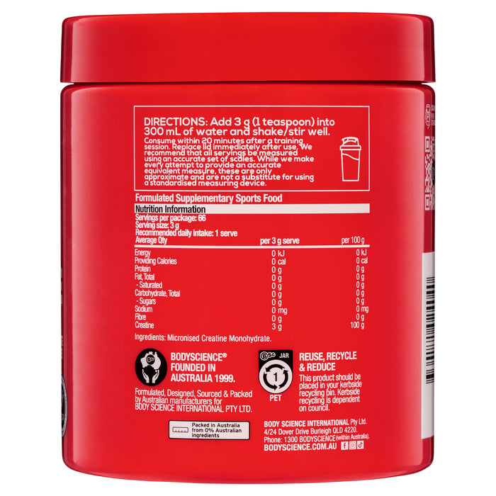 Body Science BSC Pure Creatine 200g