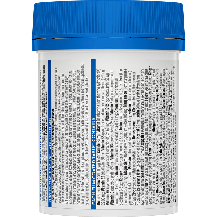 Swisse Mens Ultivite Multivitamin 120 Tablets.