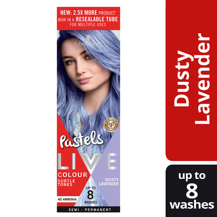 Schwarzkopf LIVE Colour Pastels Dusty Lavender 75ml