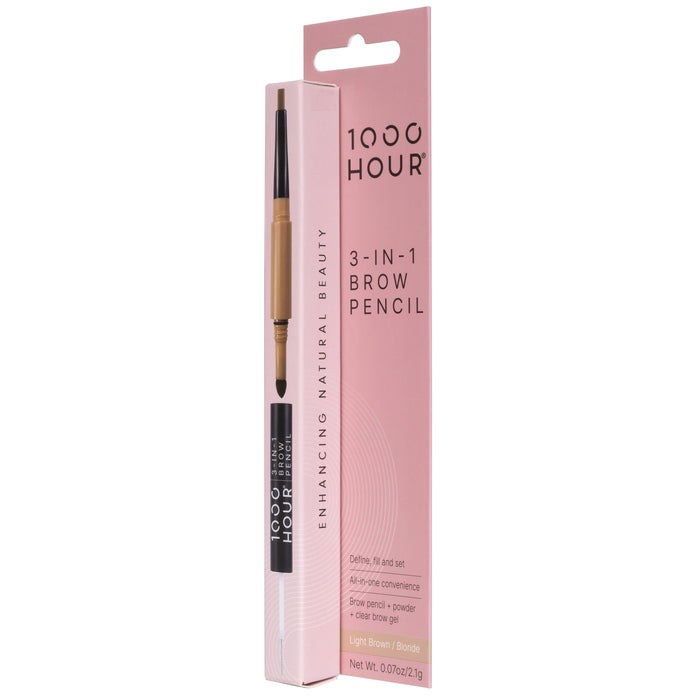 1000 Hour 3 in 1 Brow Pencil Light Brown