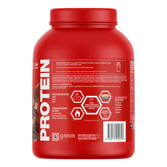 BSC Shred Protein Chocolate 1.8kg