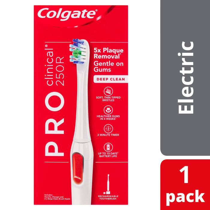 Colgate ProClinical 250R Deep Clean Electric Toothbrush White