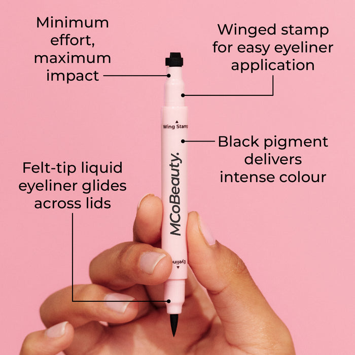 MCo Beauty Mini Winged Eyeliner Black