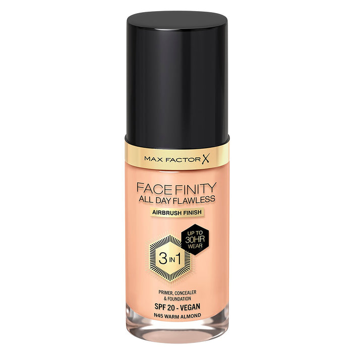 Max Factor Facefinity 3-In-1 Foundation Warm Almond N45