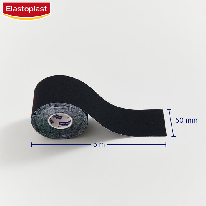 Elastoplast Sport Kinesio Tape 48320 Black 50mm X 5m.