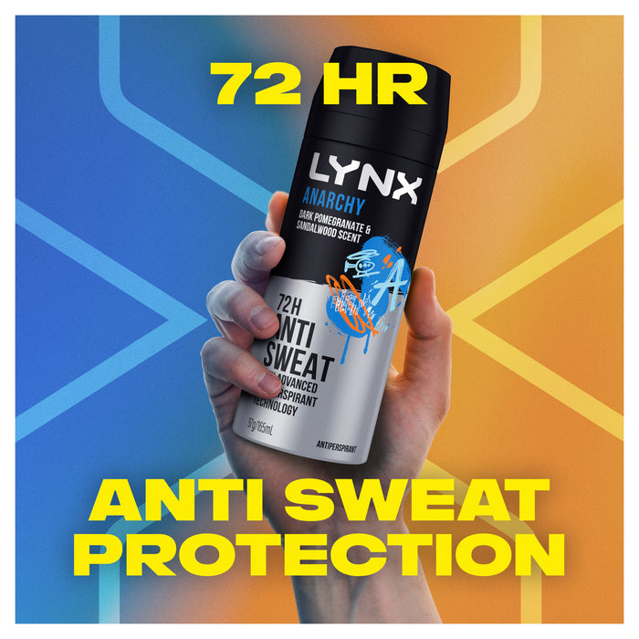 Lynx Antiperspirant Deodorant Anarchy 165ml
