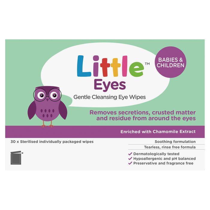 Little Eyes Cleansing Wipes 30