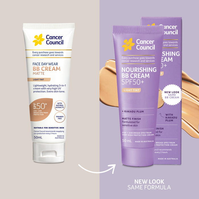 Cancer Council Face Day Wear BB Cream Light 50+ 50ml