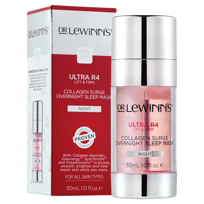 Dr LeWinn's Ultra R4 Collagen Surge Overnight Sleep Mask 30ml.