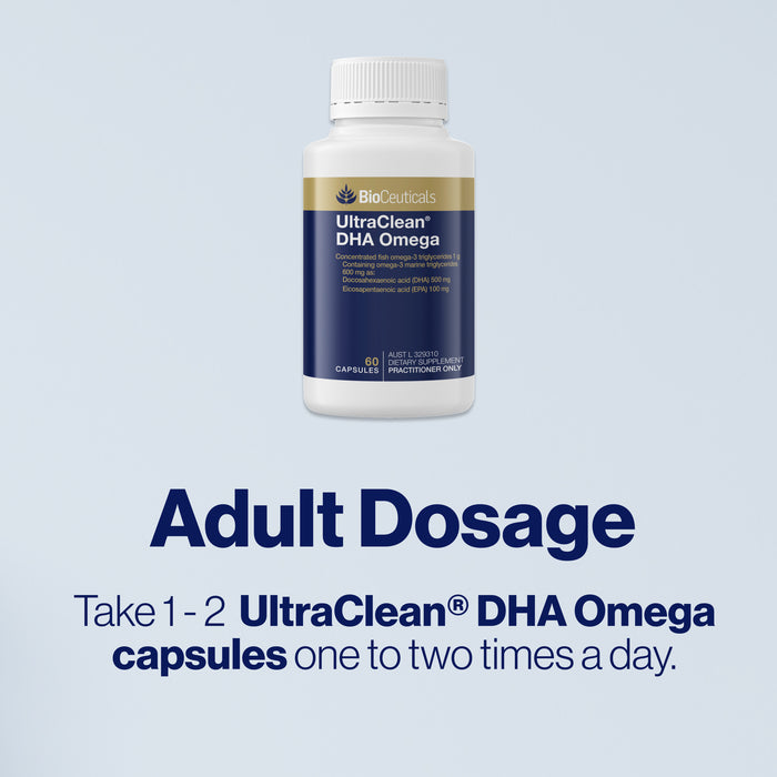 Bioceuticals Ultraclean Dha Omega 60 Soft Capsules