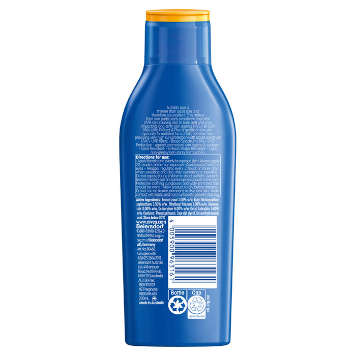 Nivea Sun Kids Ultra Protect and Play SPF 50+ 200ml