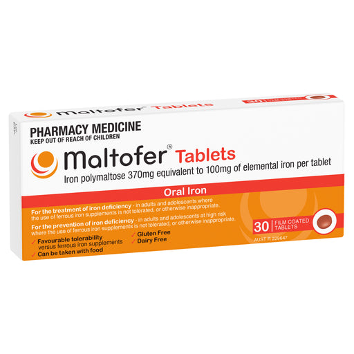 Maltofer 100mg Tablets 30.