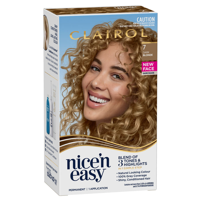Clairol Nice N Easy 7 Natural Dark Blonde.