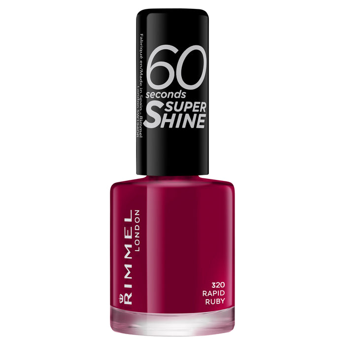 Rimmel 60 Seconds Nail Polish 320 Rapid Ruby.