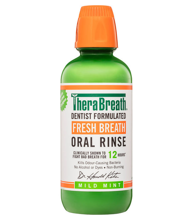 Therabreath Oral Rinse Mild Mint 473ml