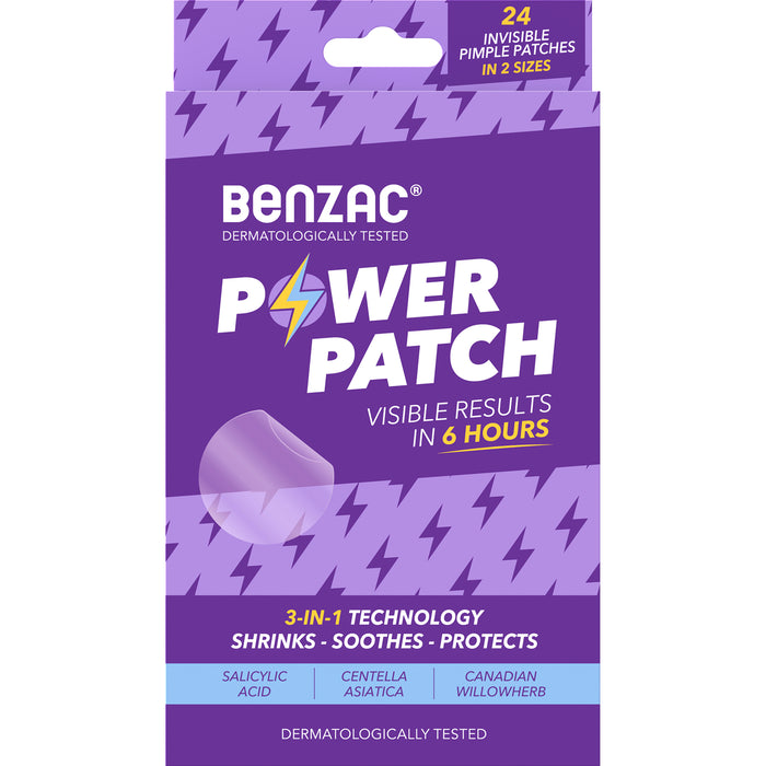 Benzac Power Patch Pimple Patches 24 Pack