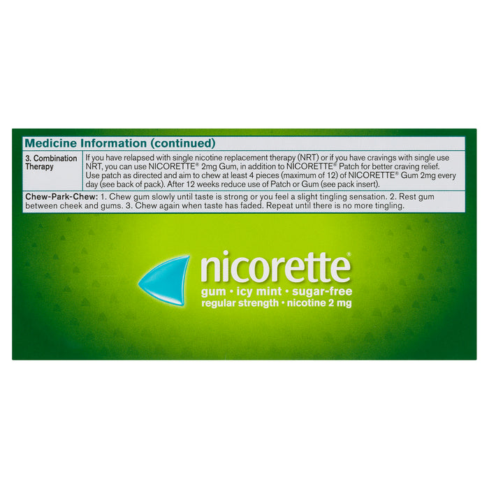 Nicorette Gum Icy Mint 2mg 75