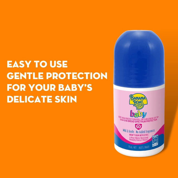 Banana Boat Baby SPF 50+ Roll On 75ml