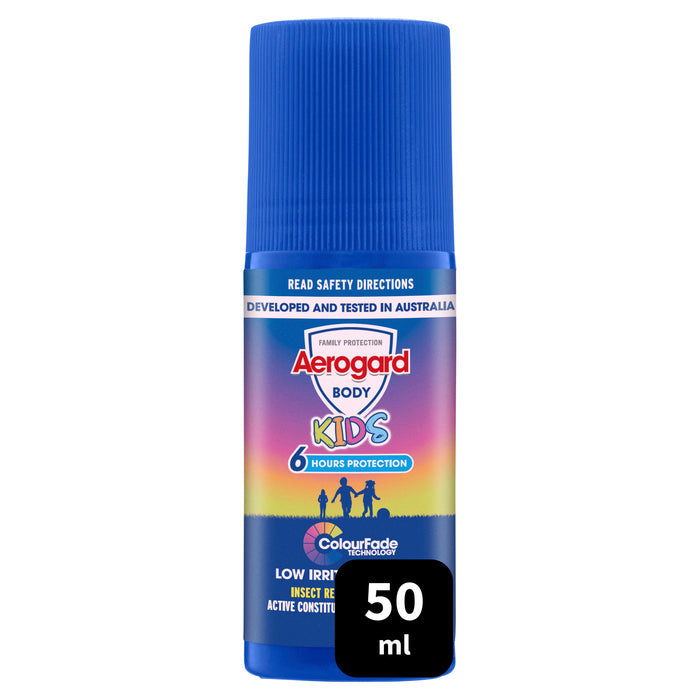 Aerogard Kids Colour Fade Technology Roll On 50ml