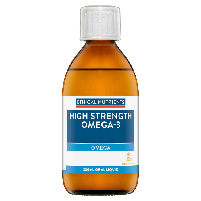 Ethical Nutrients Hi-Strength Liquid Fish Oil Fruit Punch 280ml