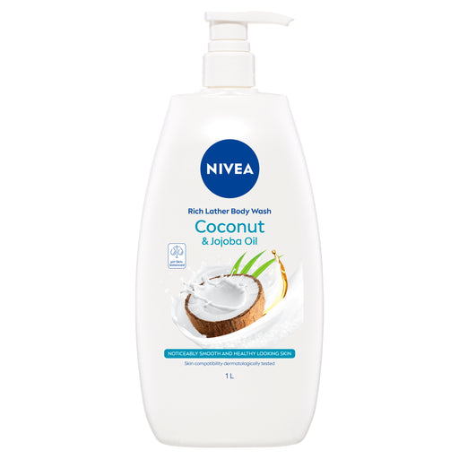 Nivea Shower Cream Indulgent Moisture Coconut 1 Litre.