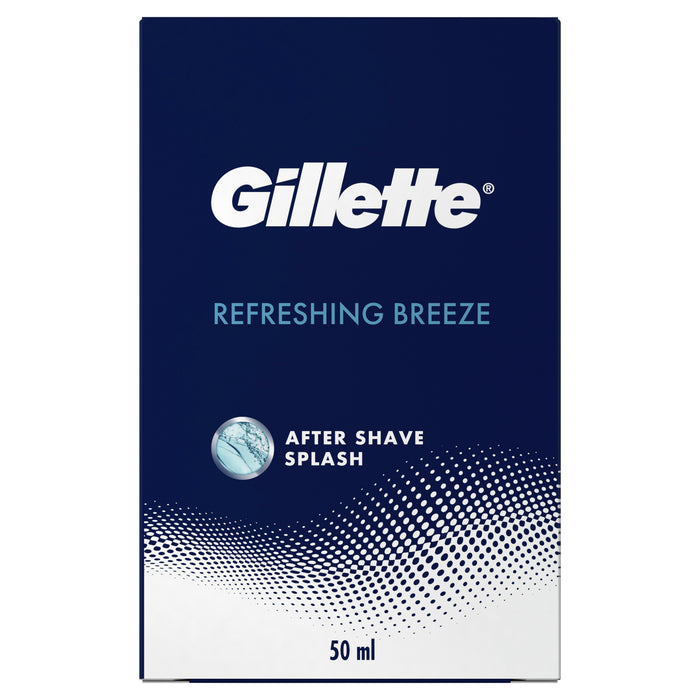Gillette Refreshing Breeze After Shave Splash 50ml.