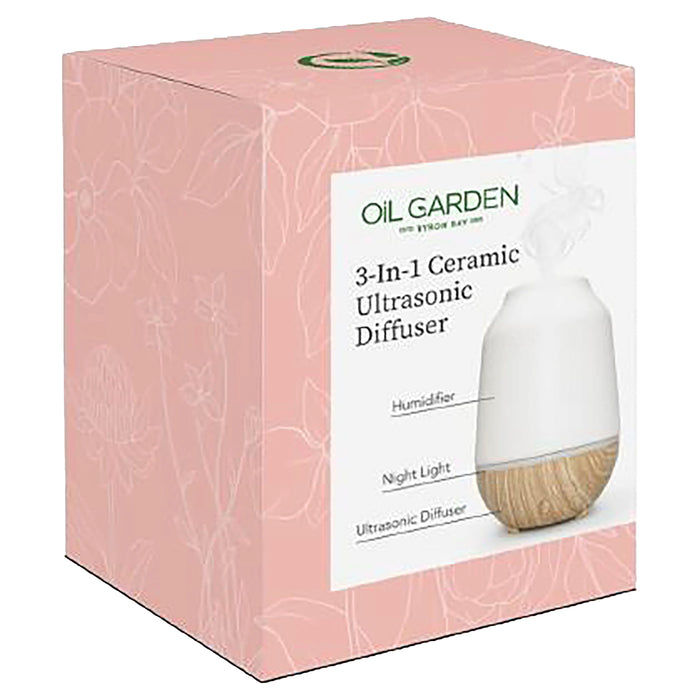 Oil Garden 3in1 Ceramic Ultrasonic Diffuser.