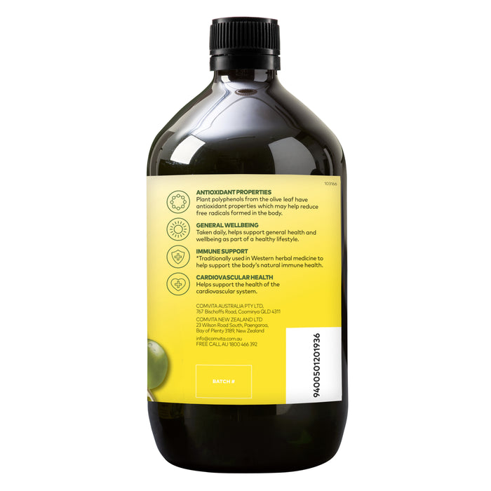 Comvita Olive Leaf Extract Natural 1 Litre.