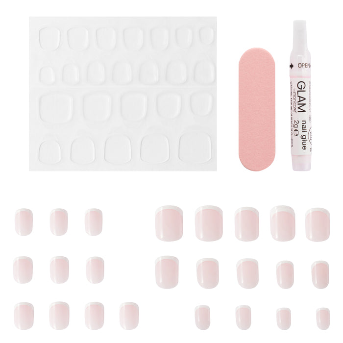 Glam By Manicare 427 French Pink Short Square Kit